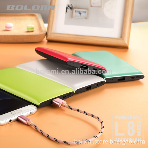 Elegant appearance 10000mah power bank with Polymer lithum ion for phone